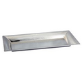Hammered Stainless Steel Rectangular Tray (18 1/2"x9 1/2")